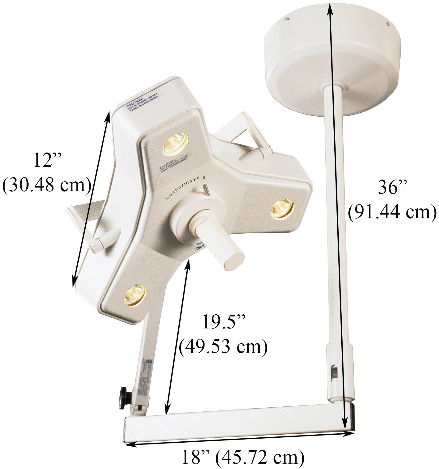 outpatient ii procedure light single head ceiling mount specs