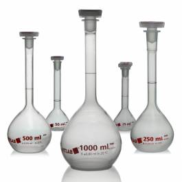 BrandTech Class B Polypropylene Volumetric Flask with Polypropylene Screw  Cap