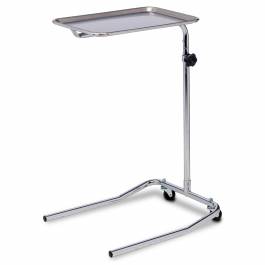 Clinton Single Post Mayo Stand with Stainless Steel Tray M-21