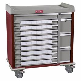 Harloff SL36BIN5 Standard 36 - 5 Med-Bins Medication Cart Key Locks