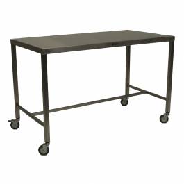 Stainless Steel Work Table with H-Brace, 4