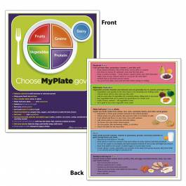 Life/form MyPlate TearPad with Food Group Tips - 8-1/2