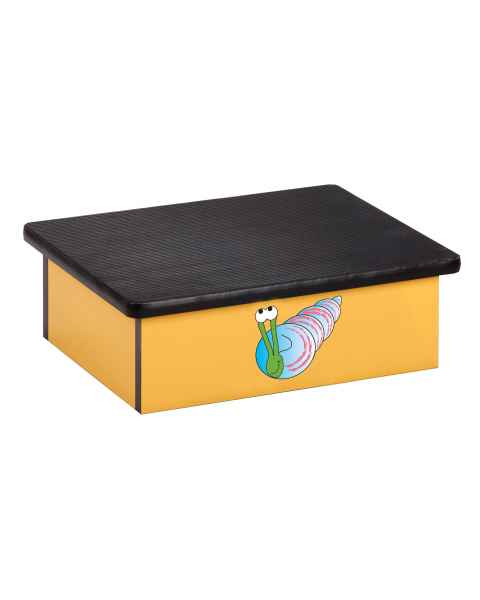 Clinton Pediatric Laminate Step Stool - Ocean Snail Graphic on Yellow