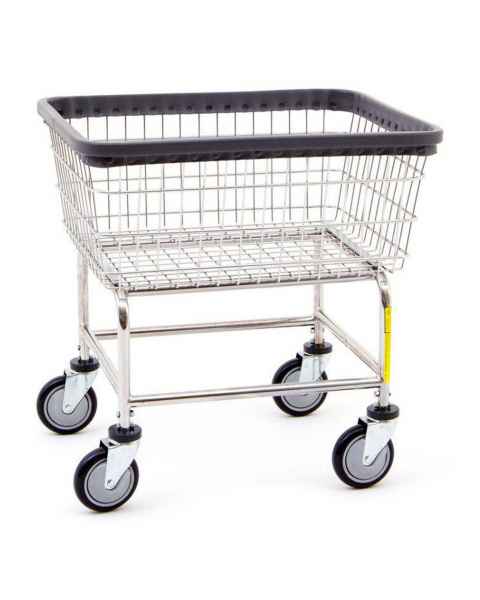 R&B Wire 100CEC Standard Wire Laundry Cart, All Chrome - Cart only