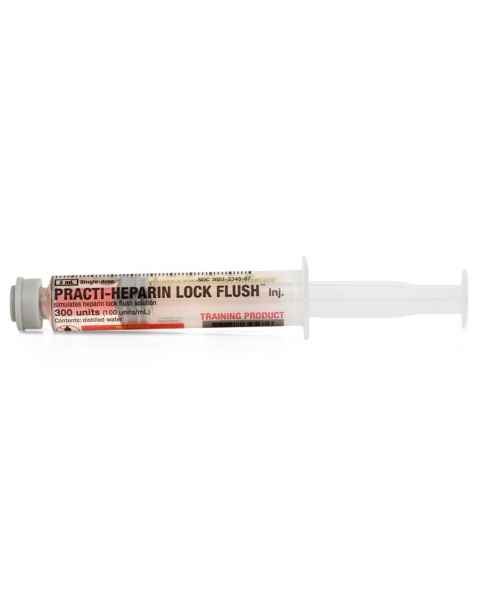 Wallcur 1024750 Practi-Heparin Lock Flush 300 Units / 3 mL Syringe