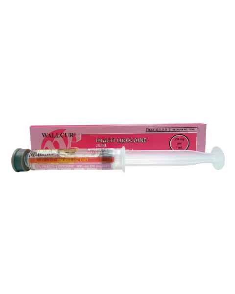 Wallcur 1024757 Practi-Lidocaine 0.1 g / 5 mL Syringe