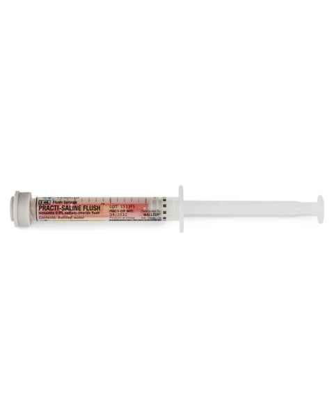 Wallcur 1024762 Practi-Saline Flush Syringe - 3 mL