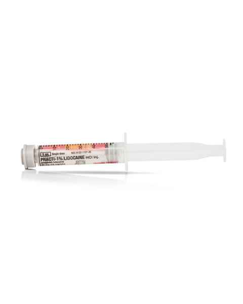 Wallcur 1024766 Practi-Lidocaine 50 mg / 5 mL Syringe