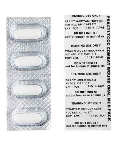 Wallcur 1024944 Practi-TCCC Oral Medication Pack