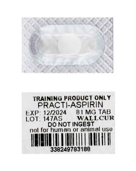 Wallcur 1024946 Practi-Aspirin 81 mg Oral-Unit Dose