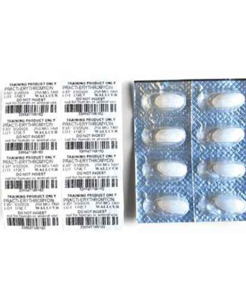 Wallcur 1024948 Practi-Erythromycin 250 mg Oral-Unit Dose