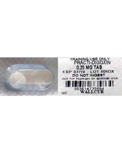 Wallcur 1024953 Practi-Digoxin 0.25 mg Oral-Unit Dose