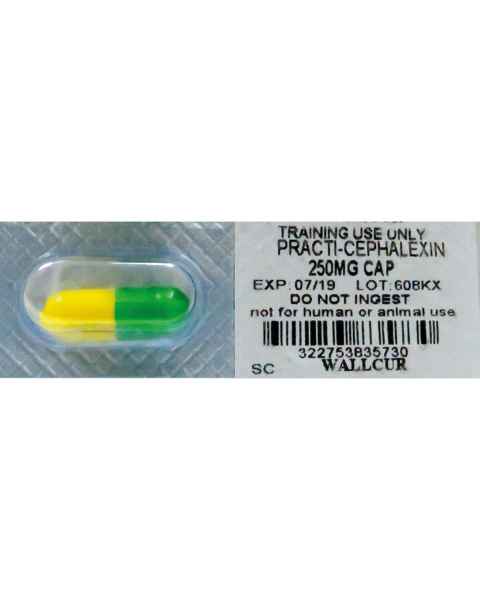 Wallcur 1024955 Practi-Cephalexin 250 mg Oral-Unit Dose