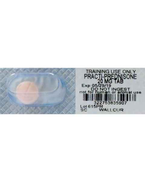 Wallcur 1024962 Practi-Prednisone 20 mg Oral-Unit Dose
