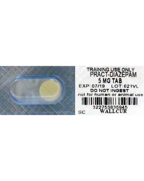 Wallcur 1024967 Practi-Diazepam 5 mg Oral-Unit Dose