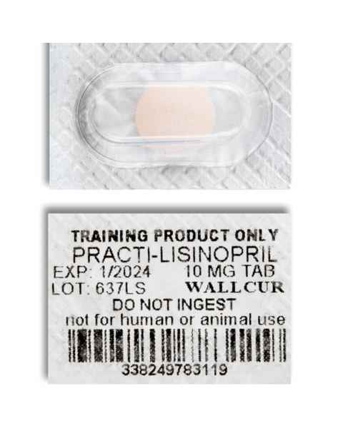 Wallcur 1024974 Practi-Lisinopril 10 mg Oral-Unit Dose