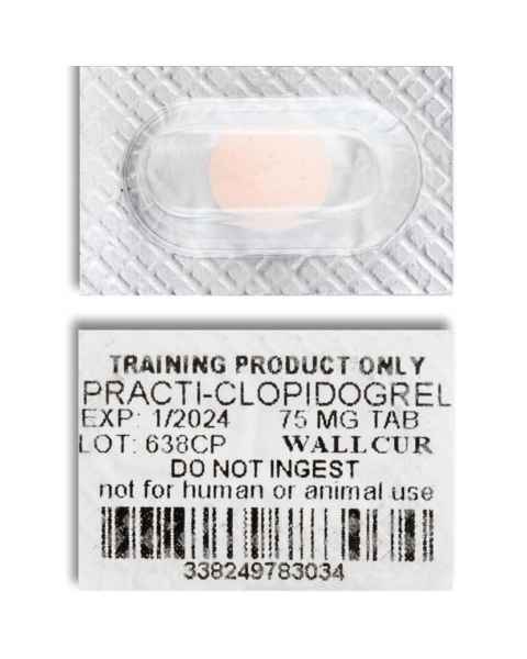 Wallcur 1024975 Practi-Clopidogrel 75 mg Oral-Unit Dose