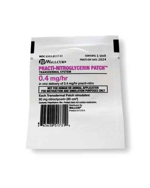 Wallcur 1025022 Practi-Nitroglycerin Patch