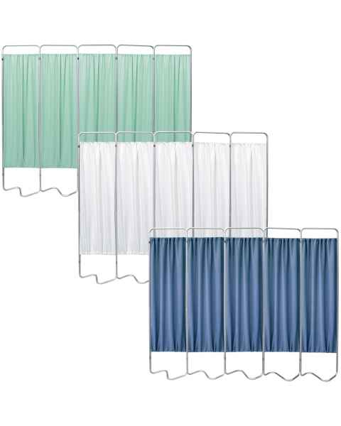 OmniMed 153055 Beamatic 5 Section Folding Privacy Screen