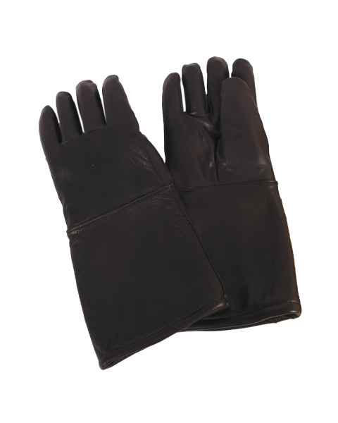 Shielding 200L-BLK Seamless Lead Leather Gloves - Black
