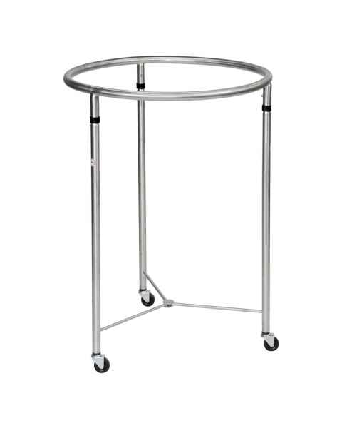 Blickman Chrome Round Hamper - 25" Diameter