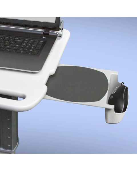 Capsa Healthcare 21086 Factory Installed Mouse Cup-Work Surface Slide-Out Tray for LX5 Non-Powered Laptop Carts (MOUSE NOT INCLUDED)