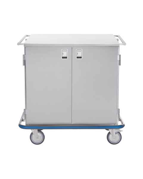 Blickman Stainless Steel Multi-Purpose Case Cart Model CCC2-19 - Double Solid Doors