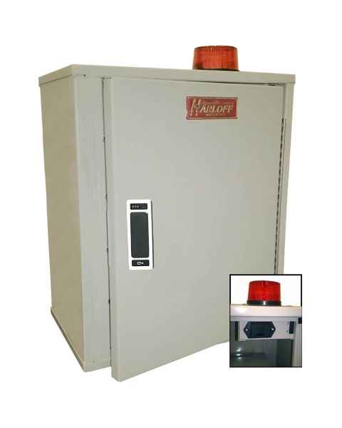 Heavy Duty Medicine/Medication Lock Box with Key - Refrigerator-Safe, Secure Storage and Locking Medicine Box (4.25H x 12W x 6D) for Organized