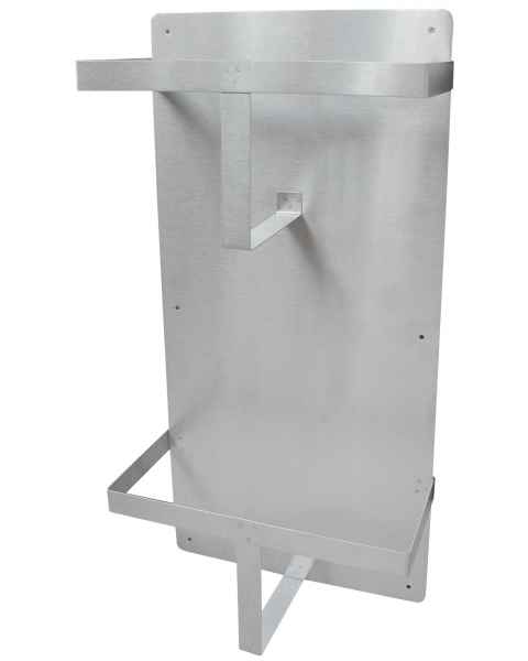 Vertical Double Bedpan Rack - Stainless Steel