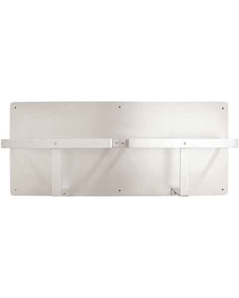 Horizontal Double Bedpan Rack - Aluminum