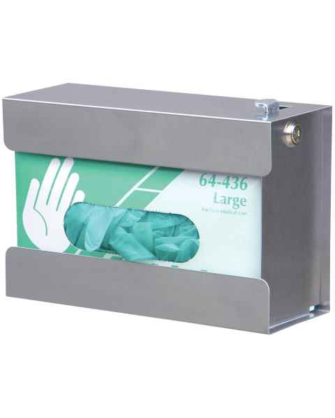 Stainless Steel Security Glove Box Holder - Single