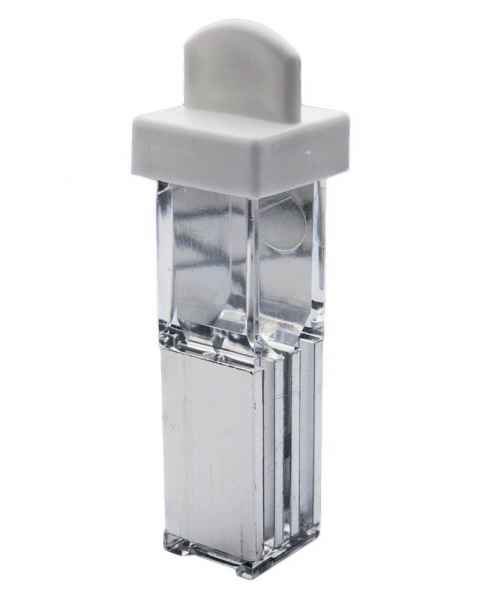 1 mm Gap Sterile Electroporation Cuvette Square Lid