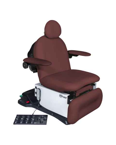 Model 4010-650-300 ProGlide4010 Head Centric Procedure Chair with Wheelbase, Programmable Hand and Foot Controls - Fine Wine