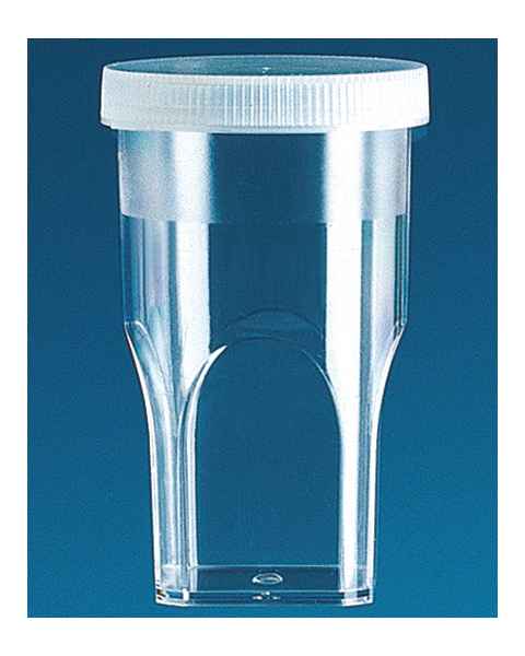 BrandTech Sample Cups with Lids for Coulter Counter - 20mL