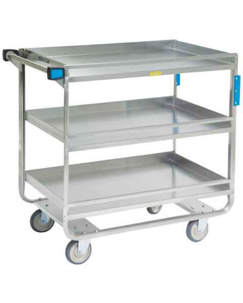 Lakeside Stainless Steel Guard Rail Utility Carts