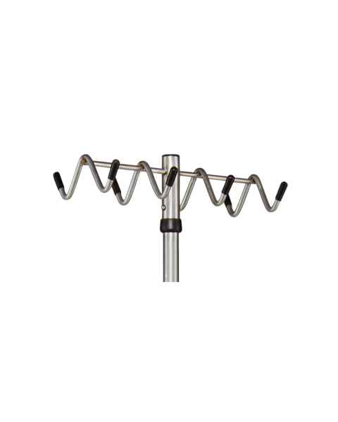 Blickman 7802808750 IV Hook Adapter - 8 Rake Hooks