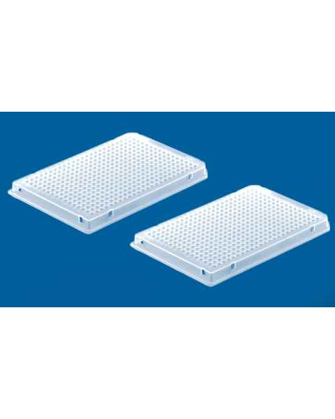 BrandTech BRAND Polypropylene White 384-Well Real-Time PCR (qPCR) Plates 0.03mL - Full Skirt