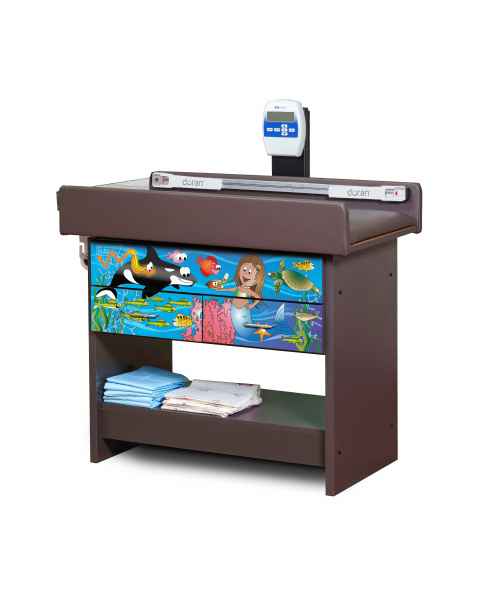 Clinton 78362 Theme Series Pediatric Scale Table OS - Ocean Commotion (supplies NOT included)