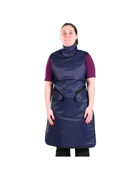 Shielding Flex Back - Hook and Loop Closure - Regular Lead Apron with Sewn-In Collar (Front)