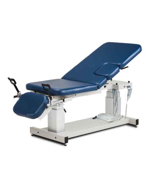 Clinton 80079 27"W Multi-Use Power Imaging Trendelenburg Table with Stirrups & Drop Window