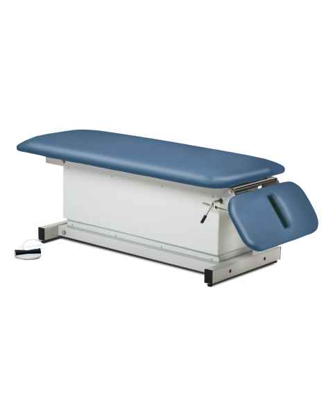 Shrouded Space Saver Power Table with Drop Section