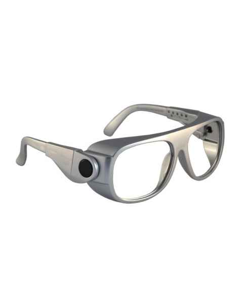 CO2 Excimer Laser Safety Glasses - Model 66 - Silver Frame 