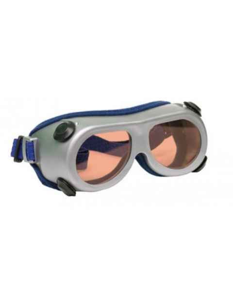 Flat Glass Model 55 Laser Glasses - Pink Lenses - Wavelength 190-535m