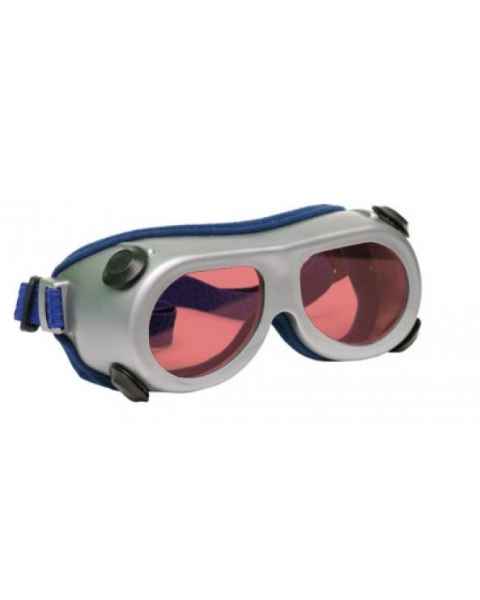 Flat Glass Model 55 Laser Glasses - Pink Lenses - Wavelength 190-568nm