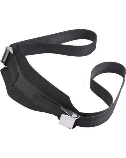 Rubber Patient Restraint Strap with 2 Buckles 