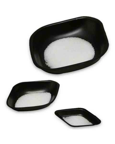 MTC Bio Antistatic Polystyrene Diamond Shaped Weigh Boat - Black