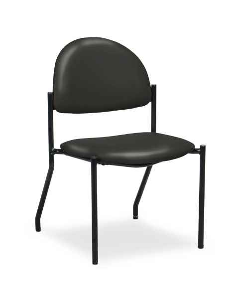 Clinton C-40F F-Series Black Frame Chair - Black