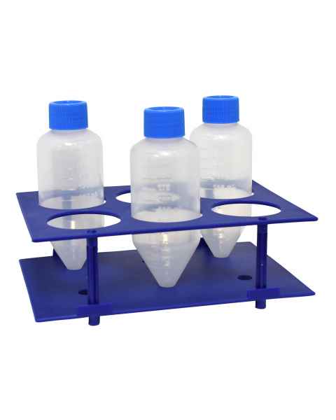 MTC Bio C1250 Sterile Conical Centrifuge Tube, PP, with PE Plug-Seal Screw Cap - 250 mL. Includes One FREE Tube Rack in Every Case of 70 Tubes.