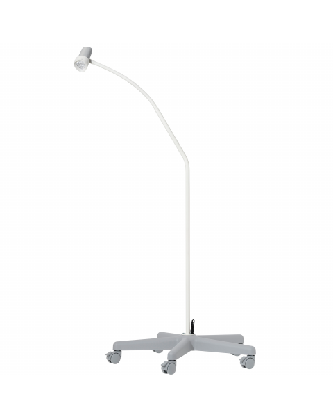 Waldmann D16064000 HALUX N30-1 F LED Exam Light with 38.6" Gooseneck Arm - Integrated Rolling Stand