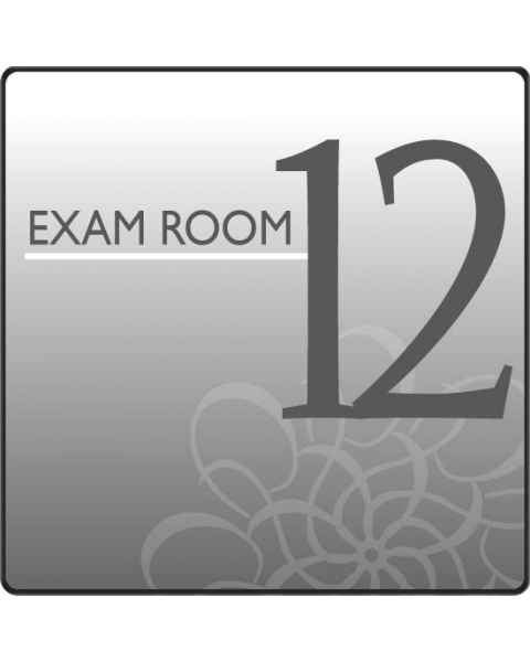 Clinton EX12-S Standard Exam Room Sign 12